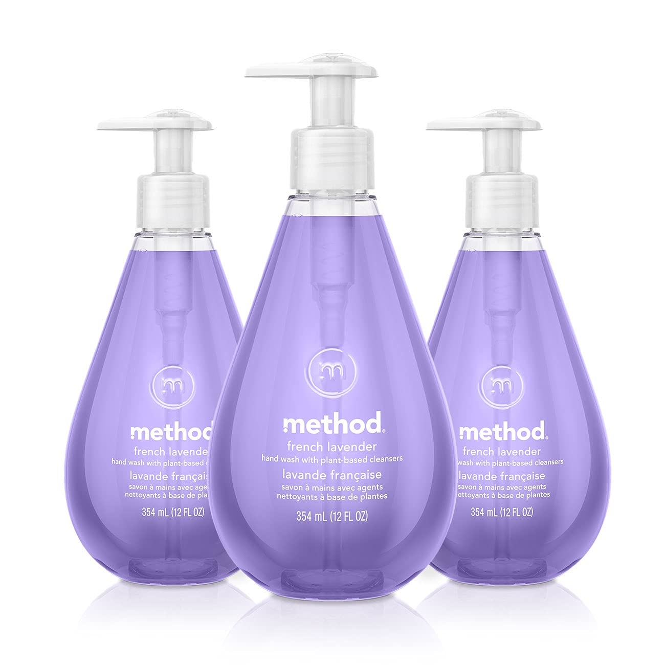 image:imageMethod Gel Hand Soap Waterfall 12 fl oz Pack of 3Lavender