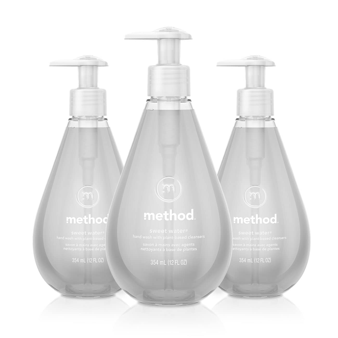 image:imageMethod Gel Hand Soap Waterfall 12 fl oz Pack of 3Sweet Water