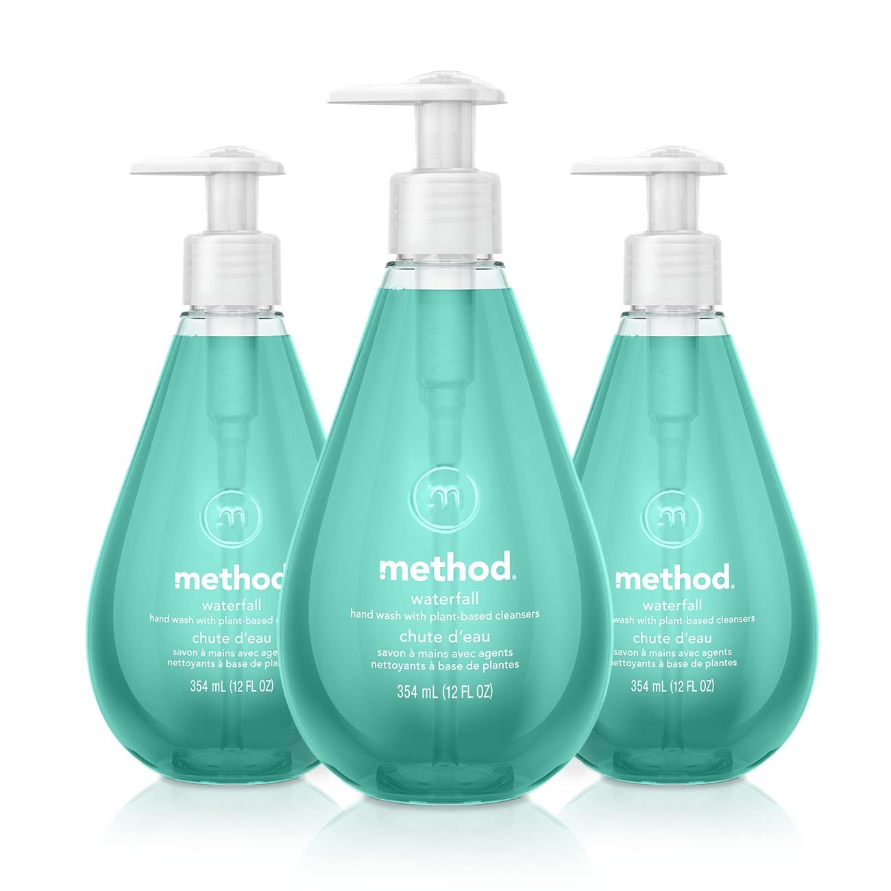 image:imageMethod Gel Hand Soap Waterfall 12 fl oz Pack of 3Waterfall