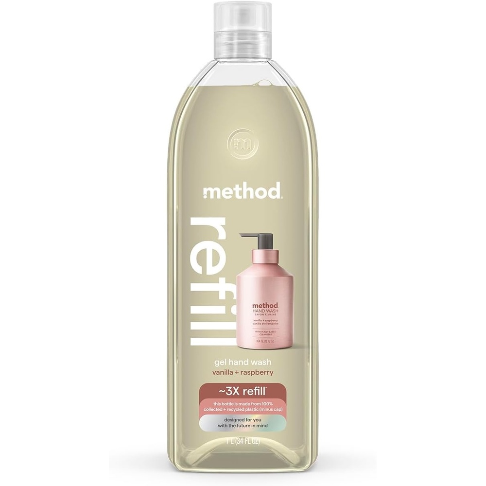 image:imagemethod Gel Hand Soap Refill Vanilla Raspberry 34 fl oz34 Fl Oz Pack of 1