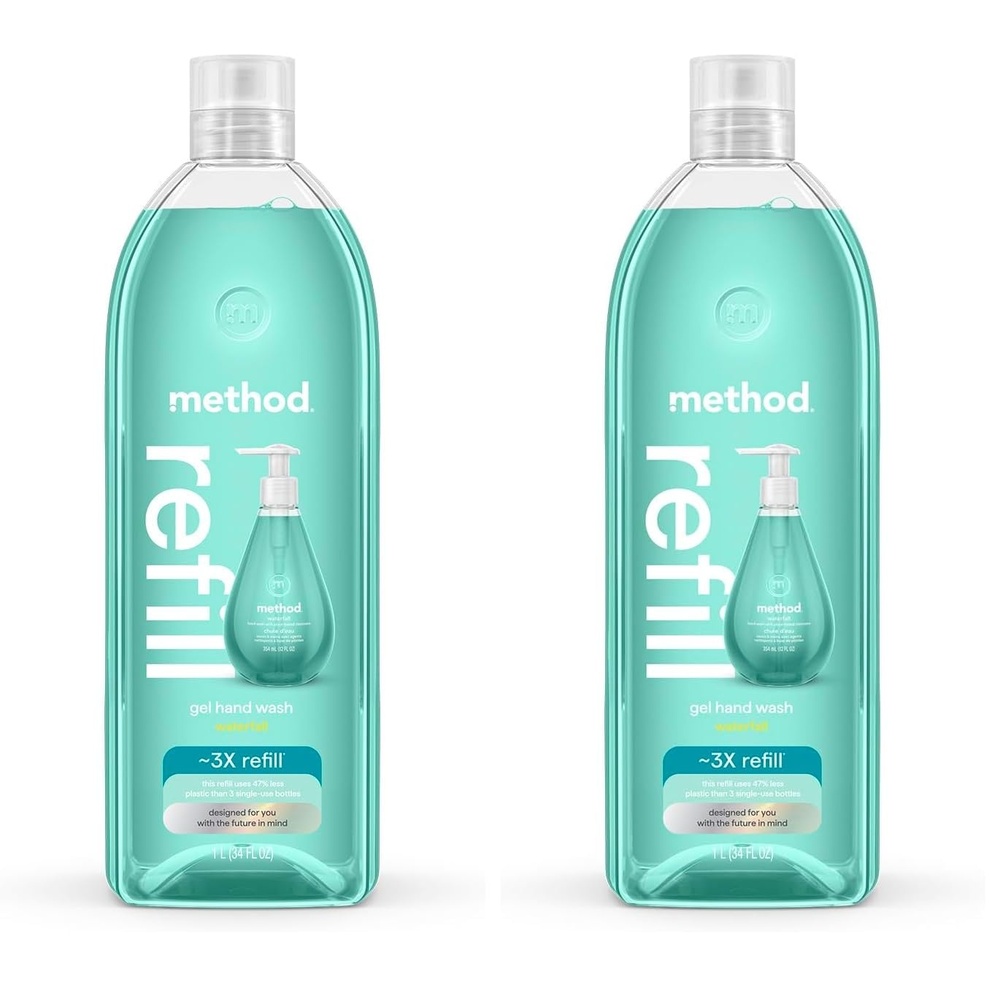 image:imagemethod Gel Hand Wash Refill Waterfall 34 fl oz34 Fl Oz Pack of 2