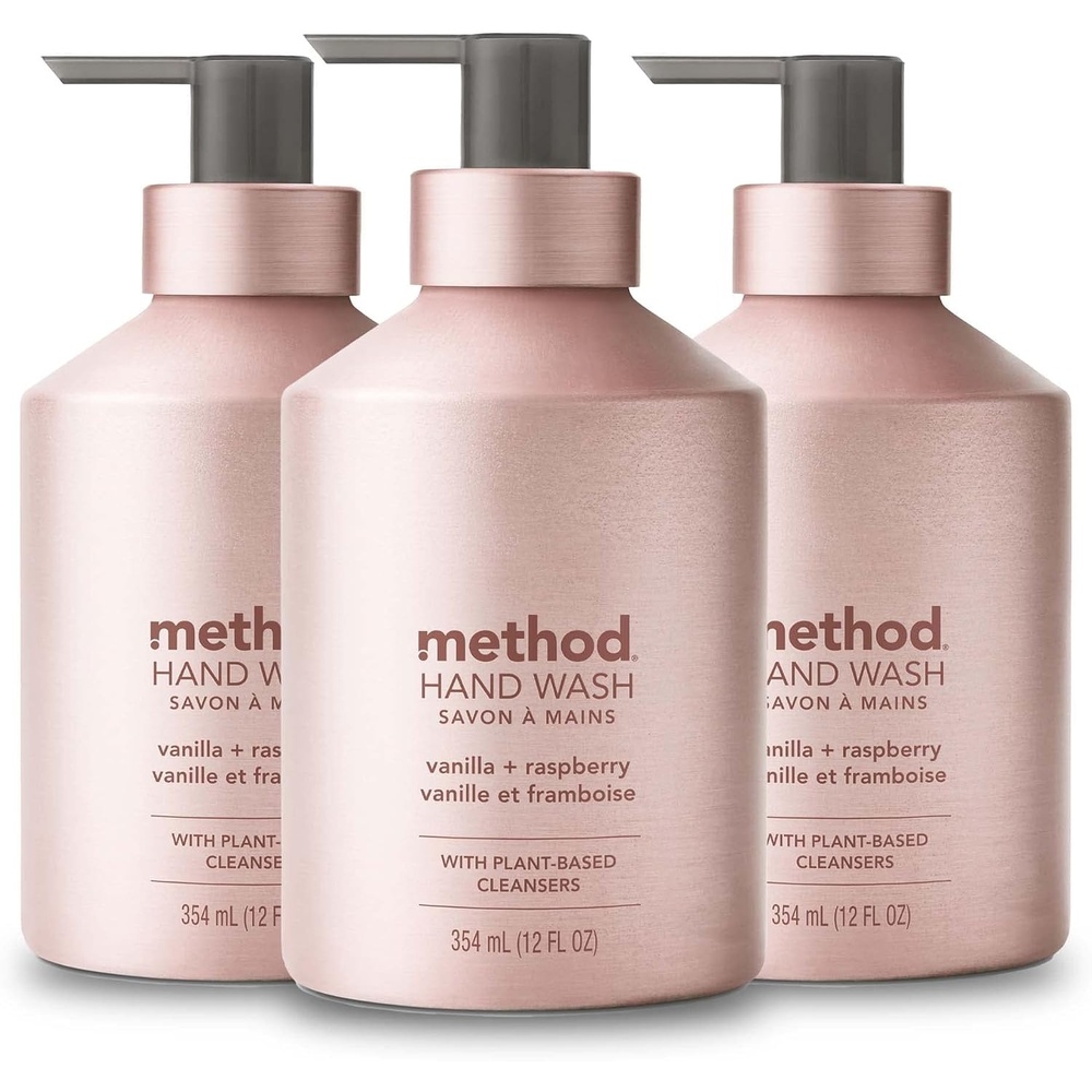 image:imagemethod Premium Gel Hand Soap Refill Vanilla  Raspberry 34 fl oz 4 PackVanilla  Raspberry