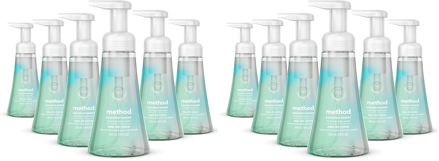 image:imagemethod Foaming Hand Wash Refill Pink Grapefruit 28 fl oz 4 packCoconut