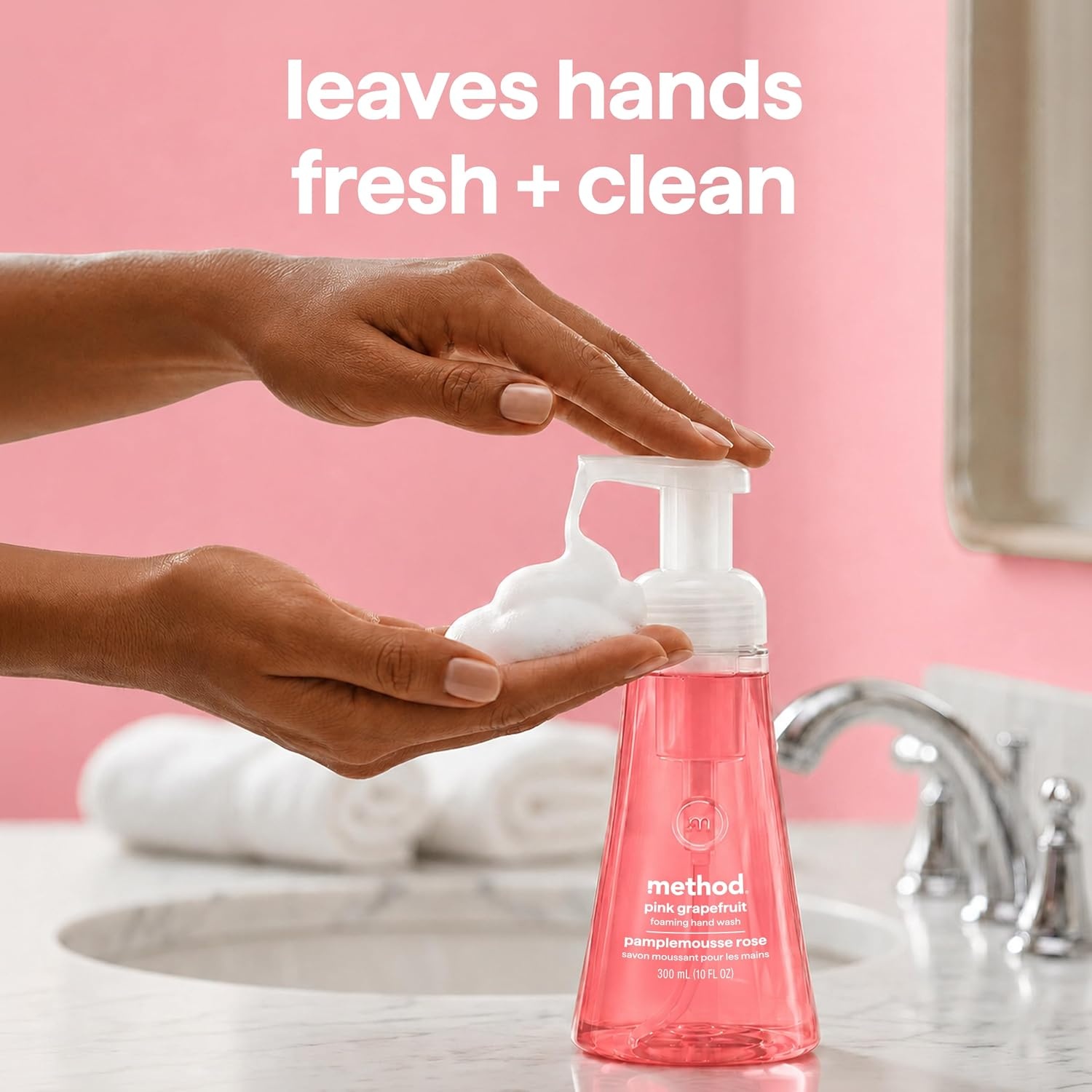 image:imagemethod Foaming Hand Wash Refill Pink Grapefruit 28 fl oz 4 packGrapefruit