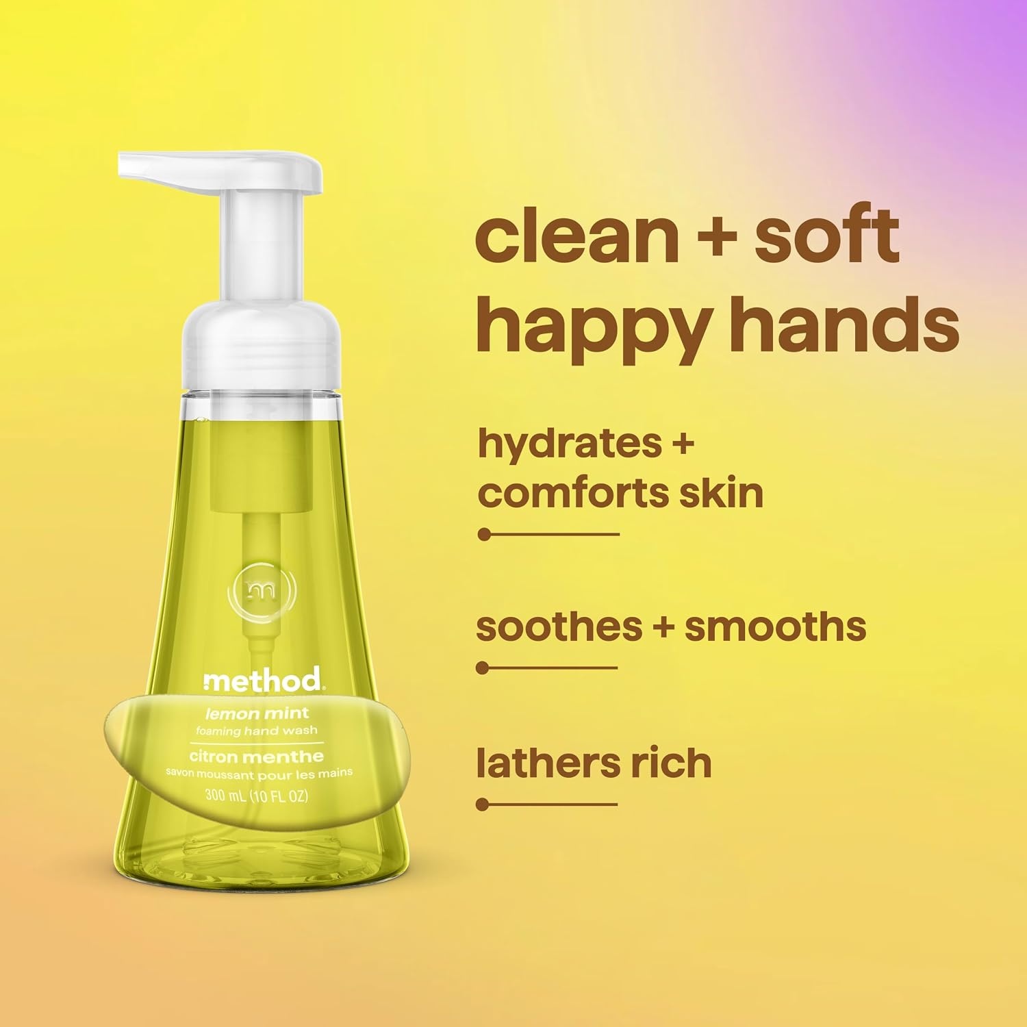 image:imagemethod Foaming Hand Wash Refill Pink Grapefruit 28 fl oz 4 packLemon Mint
