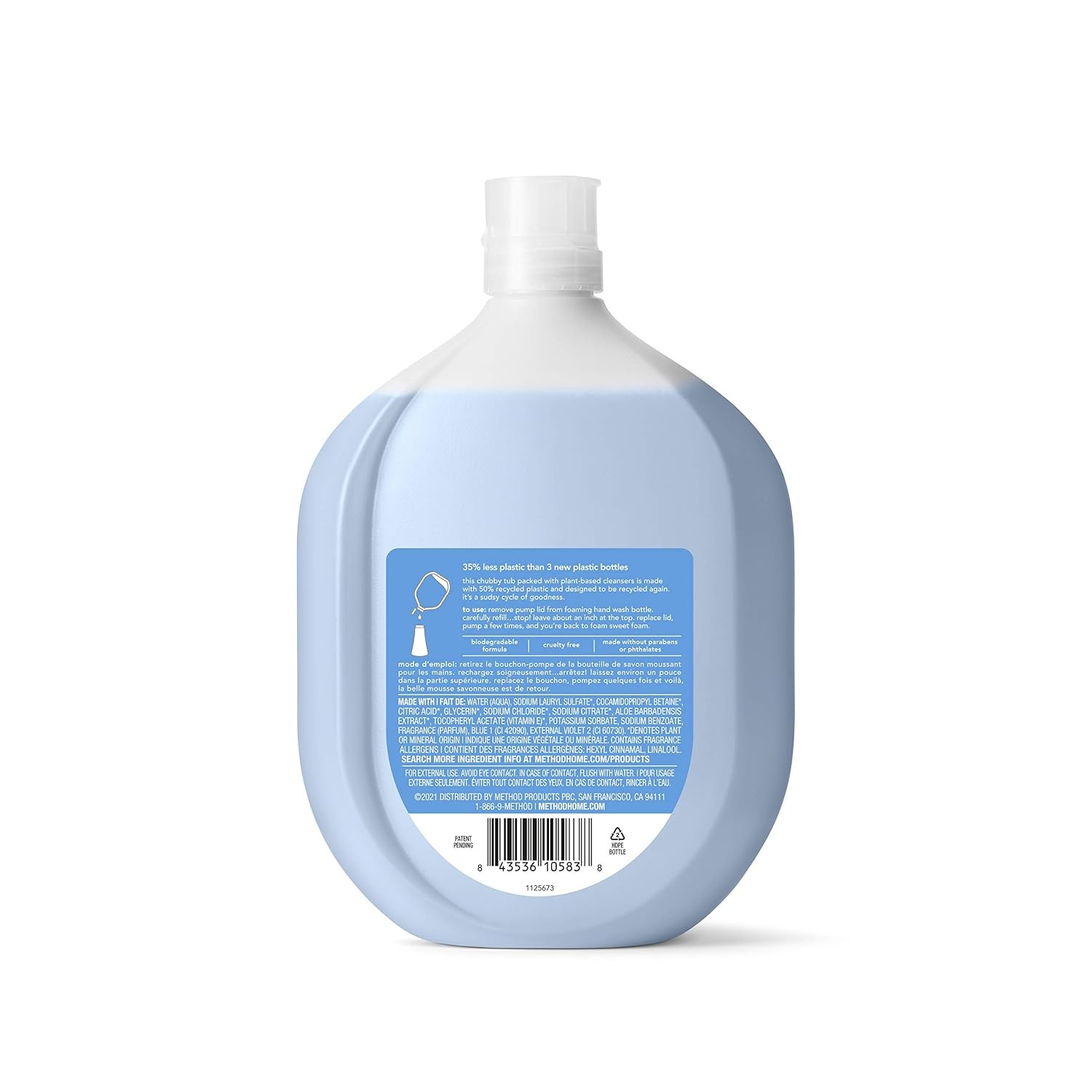image:imagemethod Foaming Hand Wash Refill Pink Grapefruit 28 fl oz 4 packSea Minerals