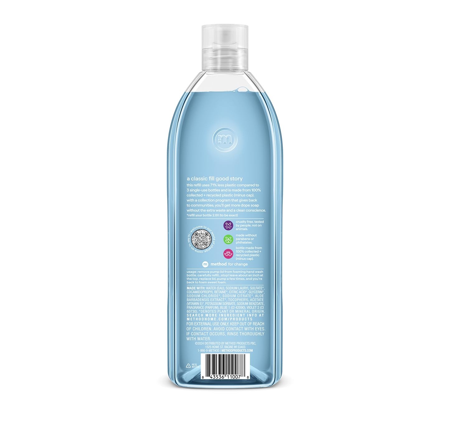 image:imagemethod Foaming Hand Wash Refill Pink Grapefruit 28 fl oz 4 packSea Minerals