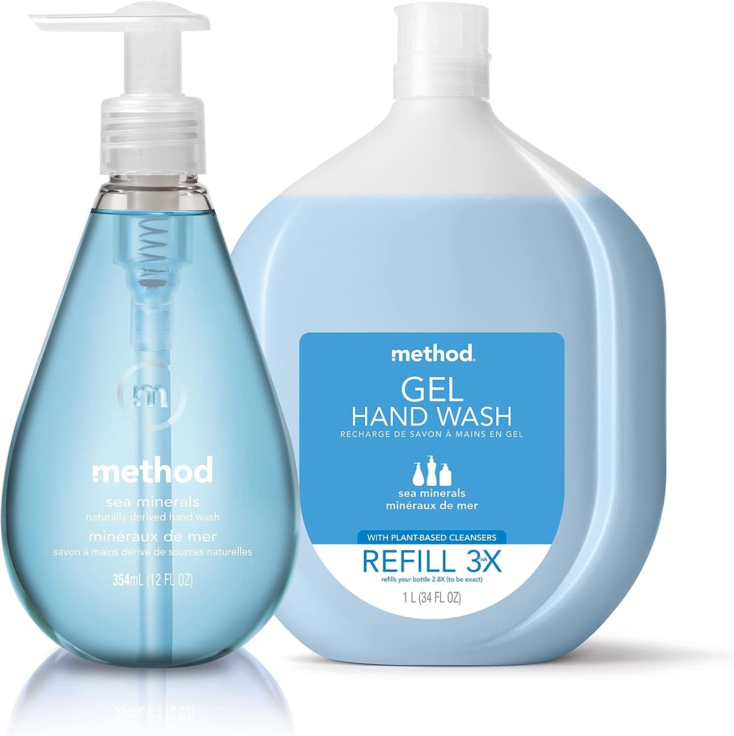 image:imagemethod Gel Hand Wash Refill Sea Minerals 34 fl oz34 Fl Oz Pack of 2
