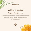 method Premium Gel Hand Soap Refill, Vanilla + Raspberry, 34 fl oz, 4 Pack(Vetiver + Amber)