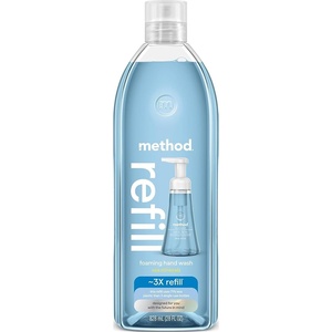 method Foaming Hand Wash Refill, Pink Grapefruit, 28 fl oz, 4 pack(Sea Minerals)