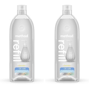 method Gel Hand Wash Refill, Sweet Water, 34 fl oz(34 Fl Oz (Pack of 2))