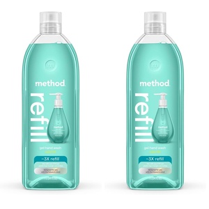 method Gel Hand Wash Refill, Waterfall, 34 fl oz(34 Fl Oz (Pack of 2))