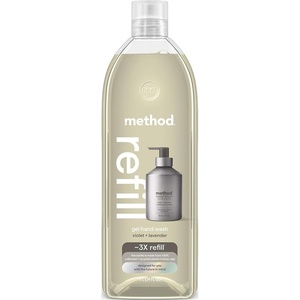 method Premium Gel Hand Wash Refill, Violet + Lavender, 34 fl oz(34 Fl Oz (Pack of 1))